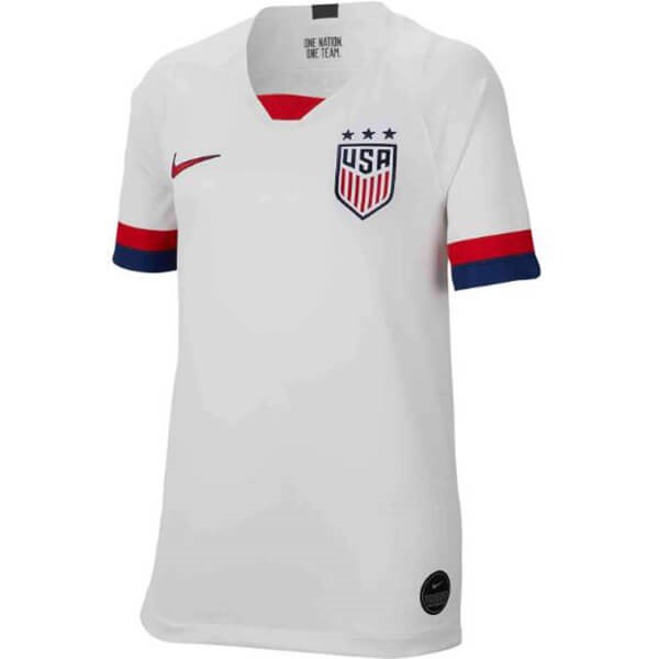 Tailandia Camiseta Estados Unidos 1ª Kit 2019 Blanco